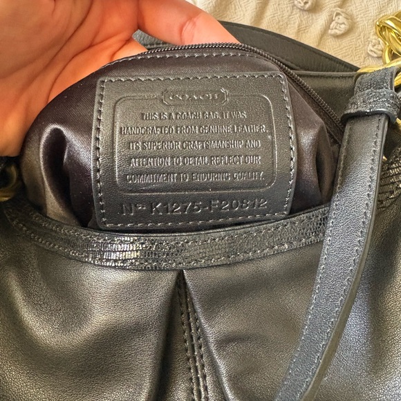 Coach large Alexandra Python Chain Shoulder bag - Picture 7 of 7